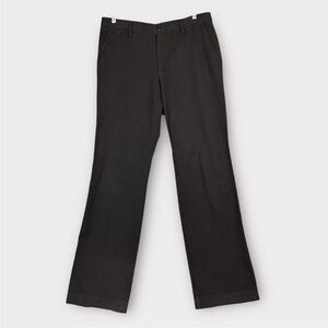 EM'S OF MASON'S Twill Straight Leg Pants Mens W34 x L36 Olive Green Italy Made